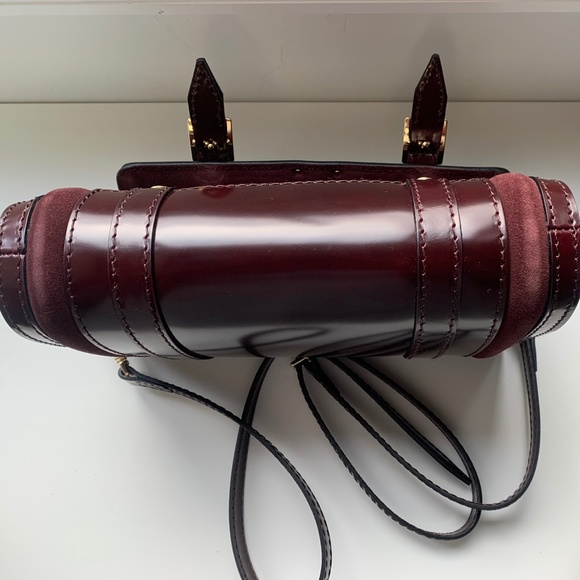 Burberry Clutch Handbag with optional Shoulder Strap Leather & Suede - Picture 4 of 7